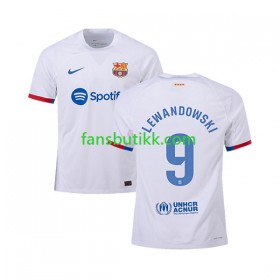 Fotballdrakt FC Barcelona LEWANDOWSKI 9 Bortetrøye 2023-2024 Kortermet